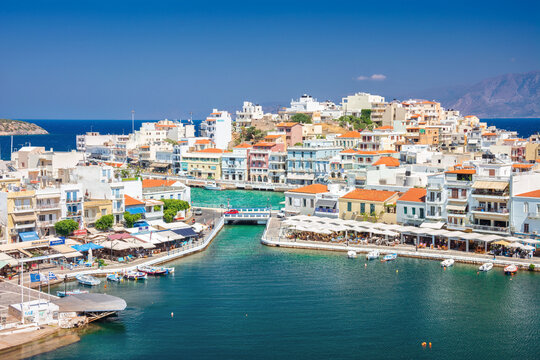stadt agios nikolaos in Kreta