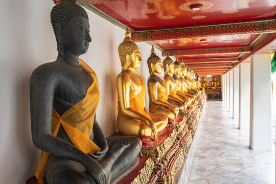golden buddha statue bangkok thailand