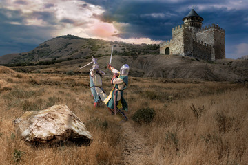 Jousting duel of honor