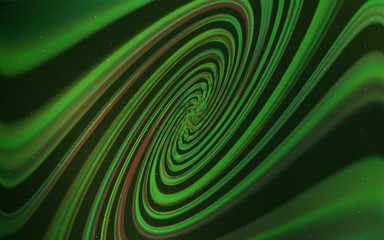 Dark Green vector background with astronomical stars. Shining illustration with sky stars on abstract template. Pattern for astrology websites.