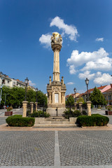 Fototapeta na wymiar The Main square in Szombathely, Hungary