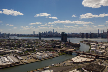 Aerial view of Brooklyn from Long Island city