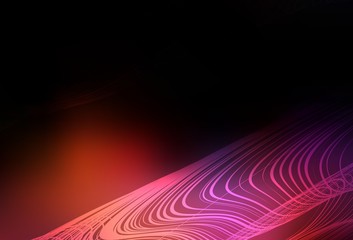 Dark Blue, Red vector blurred bright template.