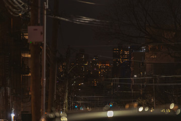 Power lines in New York