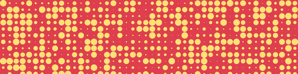 Abstract Color Halftone Dots generative art background illustration