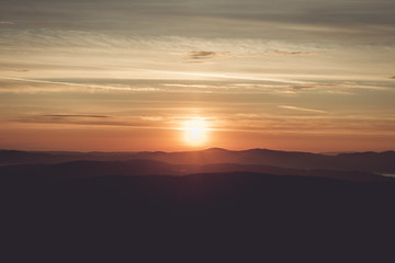 Dreisesselberg Deuschland Sonnenaufgang