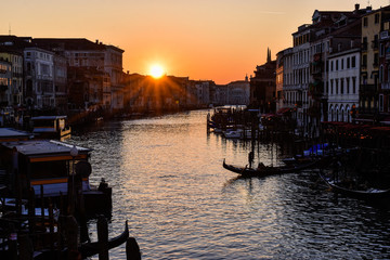 Sunset in Venice