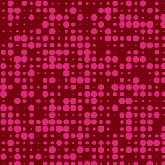 Abstract Color Halftone Dots generative art background illustration