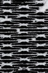 Snow Pattern on Storm Sewer