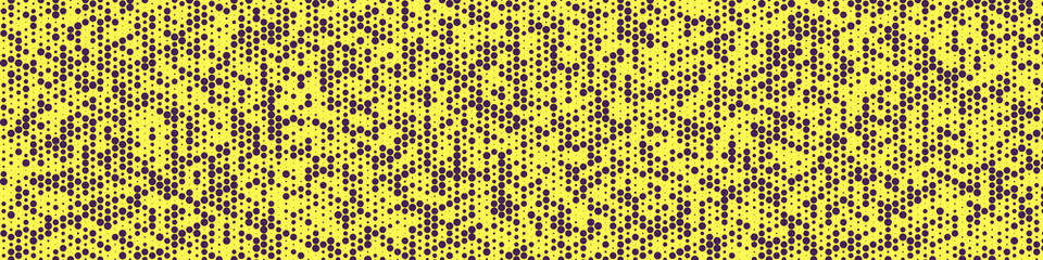 Abstract Color Halftone Dots generative art background illustration