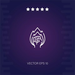 motivation vector icon modern illustration