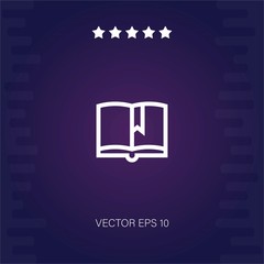 book vector icon modern illustration