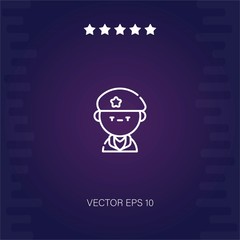 military vector icon modern illustration