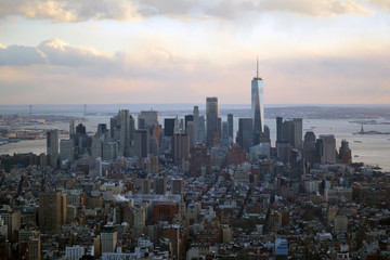 Naklejka na ściany i meble Manhattan desde el Empire State