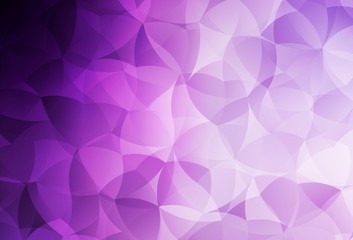 Obraz premium Light Purple, Pink vector gradient triangles template.