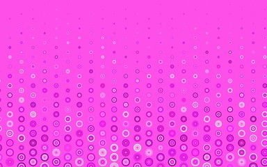 Light Purple, Pink vector background with spots.