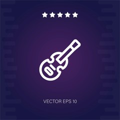 violin vector icon modern illustration