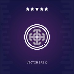 waffle vector icon modern illustration