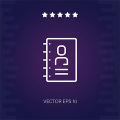 address vector icon modern illustration