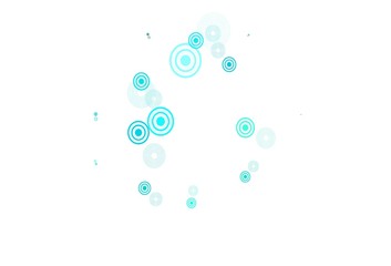 Light Green vector layout with circle shapes.