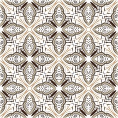Ornamental mandala design abstract background. Seamless pattern