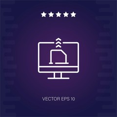 email vector icon modern illustration