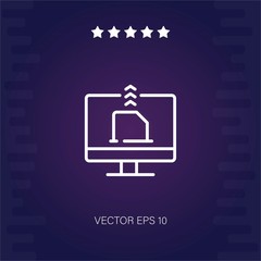 Fototapeta premium email vector icon modern illustration