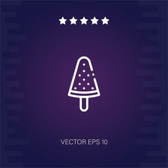 ice cream vector icon modern illustration