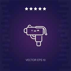 shotgun vector icon modern illustration