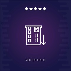 atm vector icon modern illustration