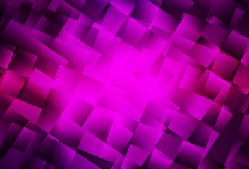 Dark Purple vector gradient triangles texture.
