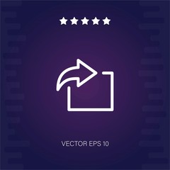 import vector icon modern illustration