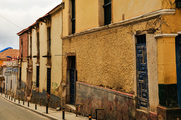 Fototapeta na wymiar Potosi houses, Bolivia,