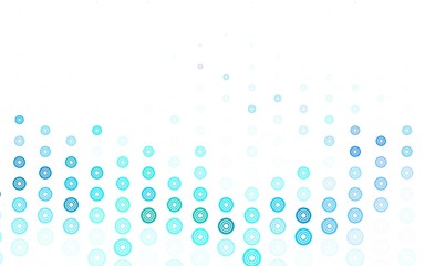 Light Blue, Green vector background with bubbles.