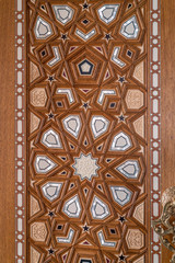 Detail of a mosque gate with pearls