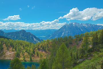 Fototapeta na wymiar lake in the mountains, Tauplitzalm Austria