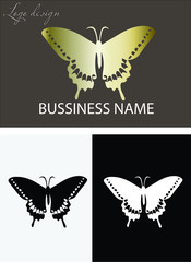 isolated logo design vector for shop business 