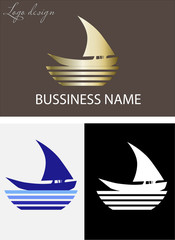 isolated logo design vector for shop business 