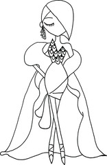 Vector, illustration, fashion beauty