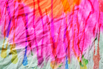 Fabric cotton tie dye pattern abstract background