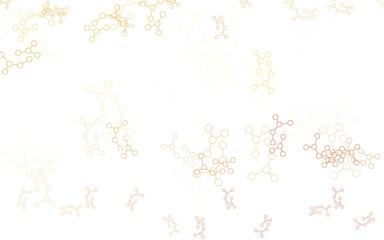 Light Red vector pattern with artificial intelligence network.