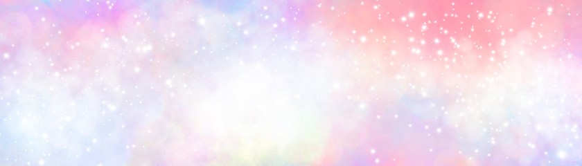 Banner glare abstract texture. Blur pastel color background. Rainbow gradient color. Ombre girly princess style