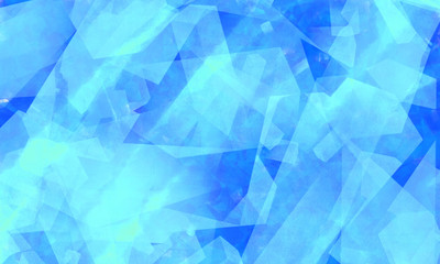 Obraz premium Abstract background : skyblue polygon illsutration