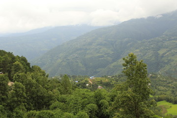 beautiful green hill area located in the eastern region