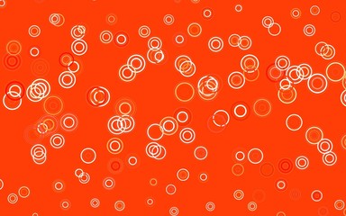 Light Red vector layout with circle shapes.