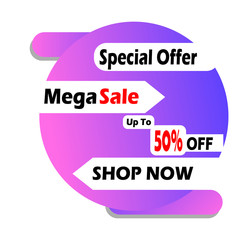 Cool Modern Social Media sale banner to promote your market, Shop, Product event sale discount.