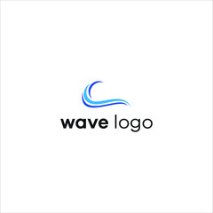 wave logo vector icon template
