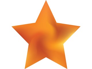 Mesh background in the form of pentagram.