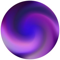 Round colored gradient background.