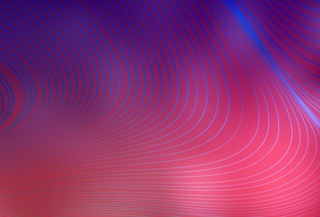 Dark Purple, Pink vector backdrop with wry lines.